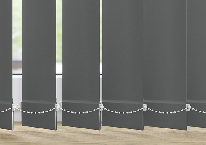 Trinity (Blackout), Fossil Grey - Vertical Blind - Image 4